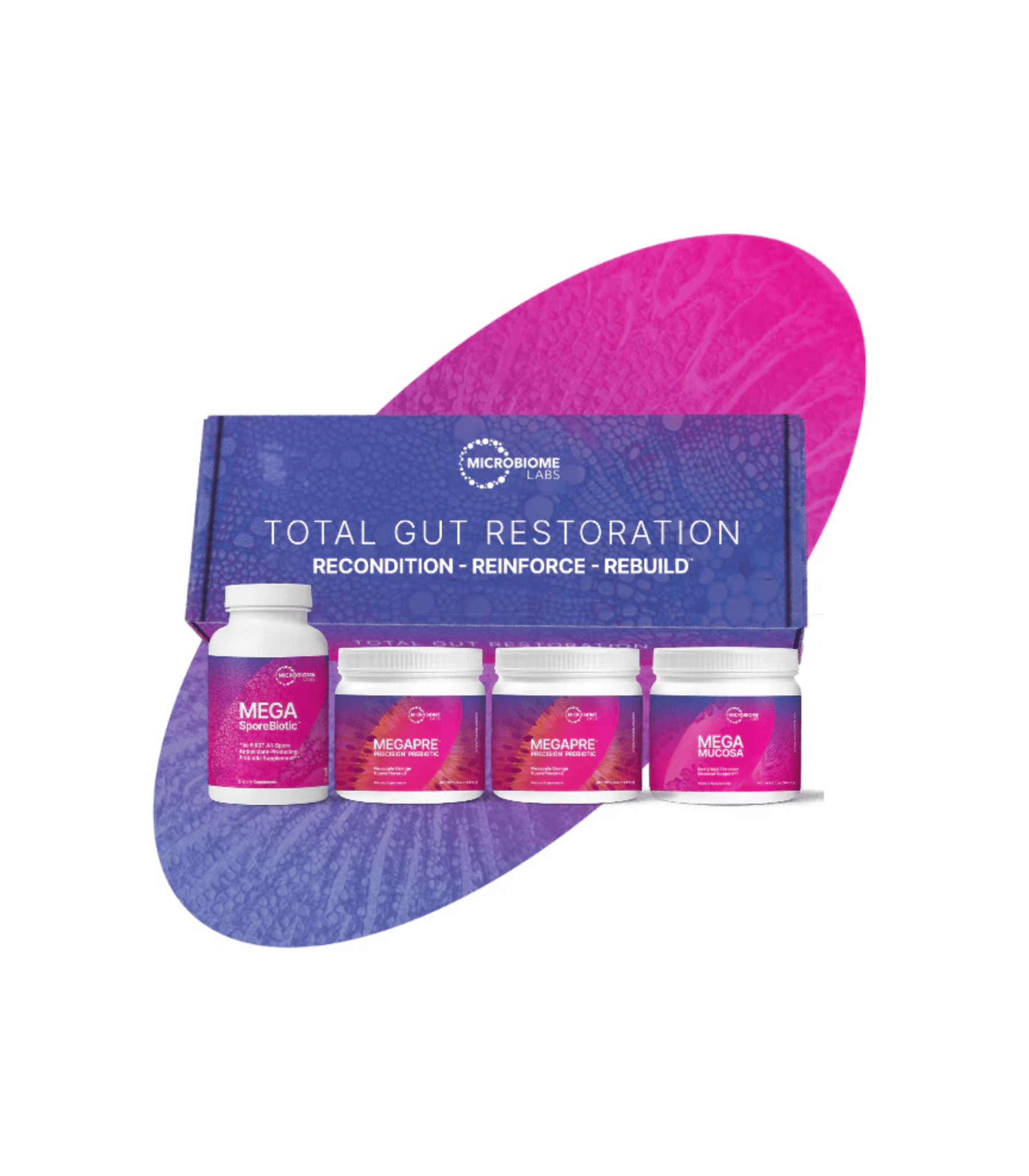 Total Gut Restoration – Kit 2 by Microbiome Labs at Beauty Culture MedSpa