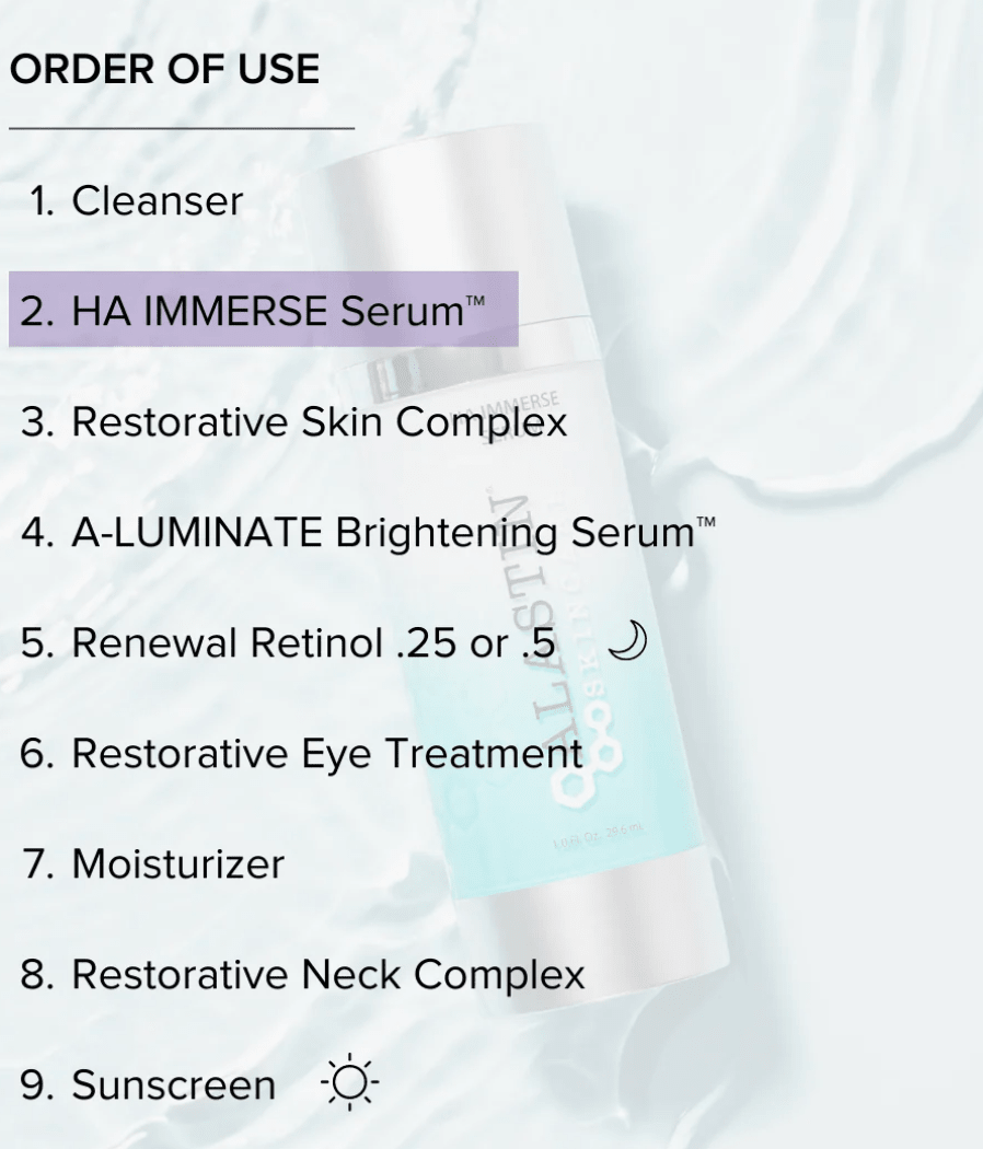 Alastin HA Immerse Serum by Alastin at Beauty Culture MedSpa