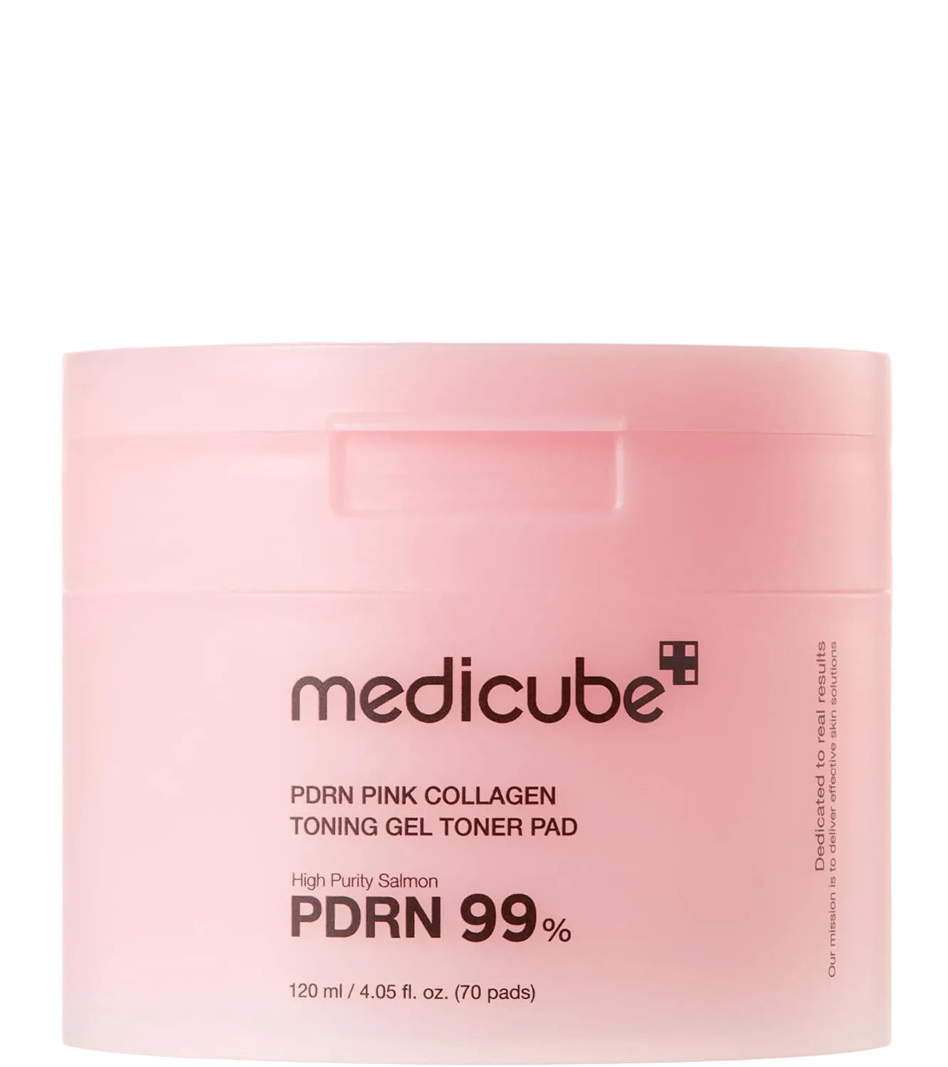 Pink collagen toning gel toner pad with Medicube branding on a white background PDRN Pink Collagen Gel Toner Pad at Beauty Culture